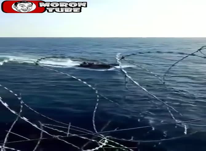 Video: The crew of the ship gets ready for a pirate attack